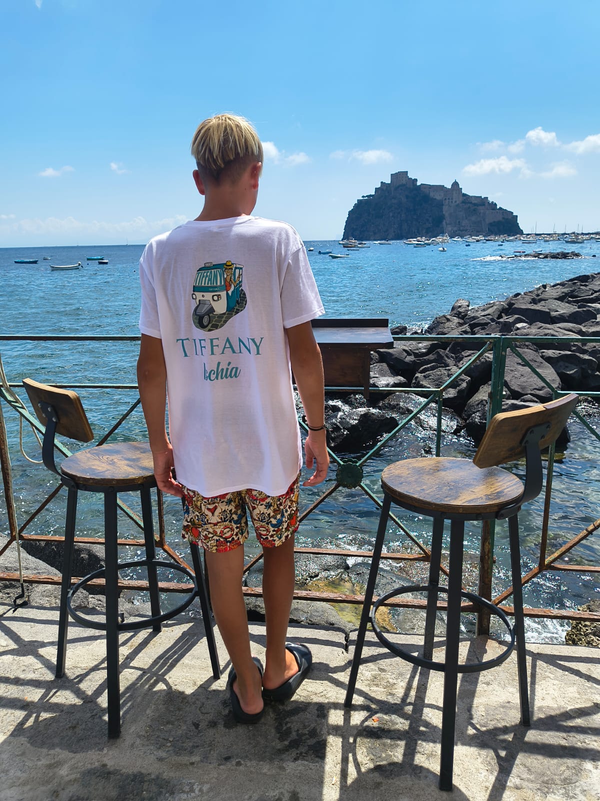 T-Shirt Tiffany Taxi Ischia, foto 3