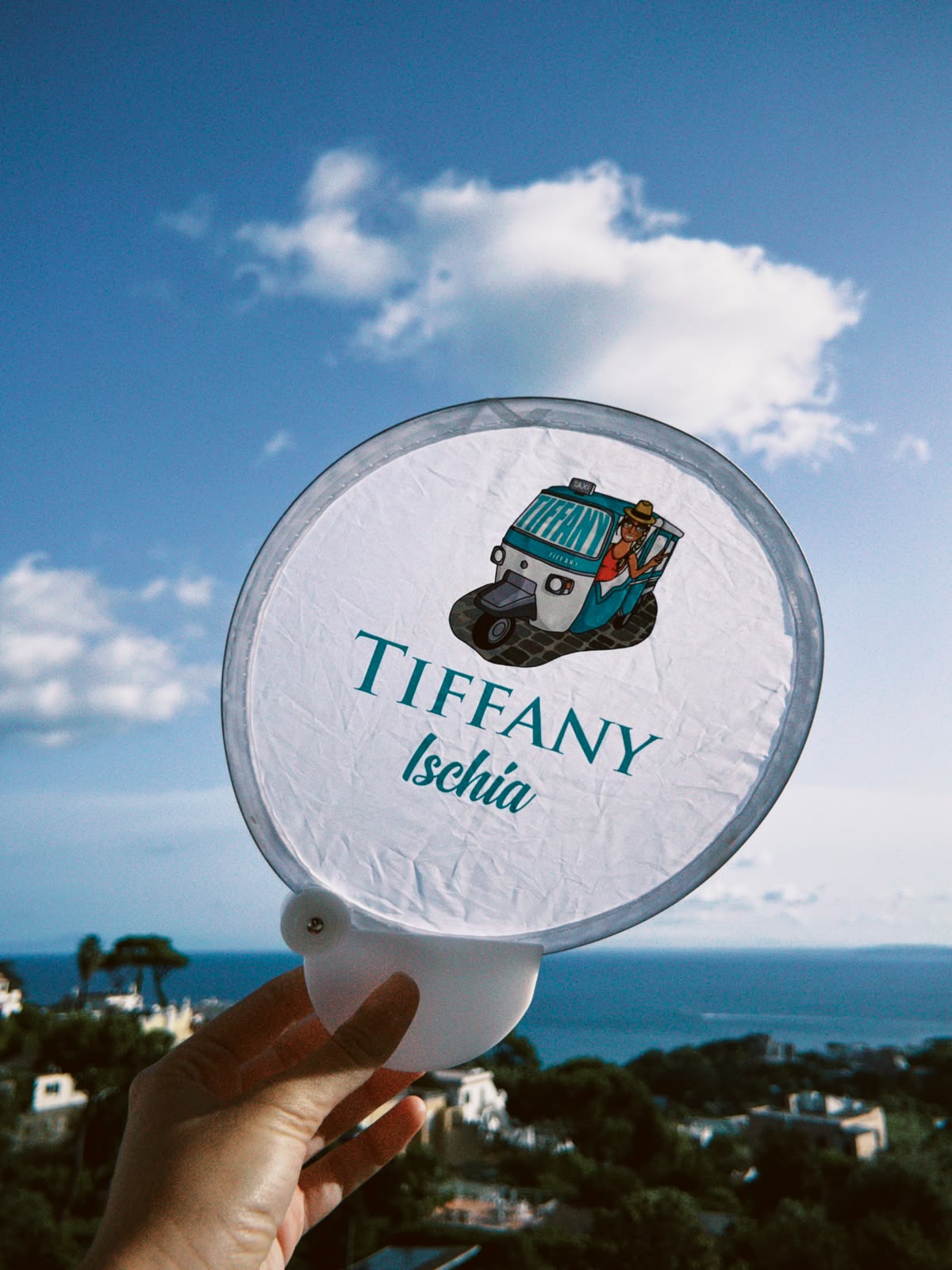 Ventaglio Tiffany Taxi Ischia